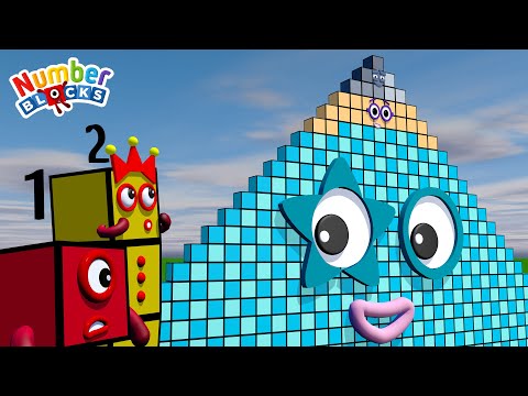 Numberblocks Step Squad PYRAMIDS 1 to 529 - The Amazing Step Squad Numberblocks