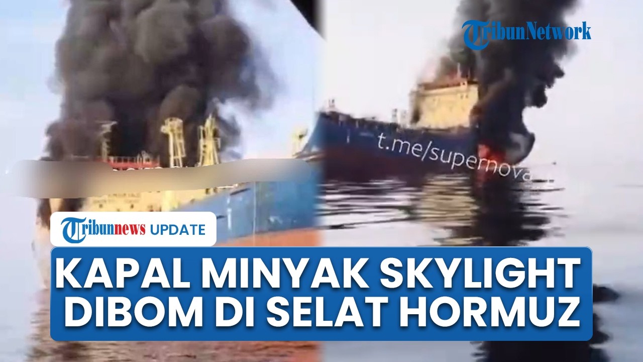 Tanker Minyak Diserang di Selat Hormuz, Empat Awak Terluka