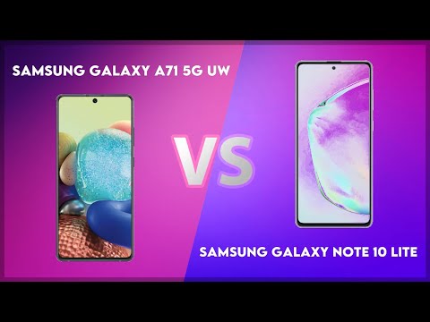 Samsung Galaxy A71 5G UW vs Samsung Galaxy Note 10 Lite Technical Comparison