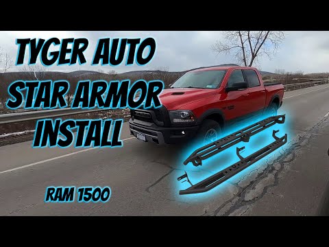 Tyger Auto Star Armor Nerf Bars - Unboxing, installation, review, and finished product on a Ram 1500