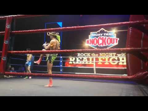 Loan Neto Garot vs Qibiao Looksuan Muay Thai fight Asiatique stadium