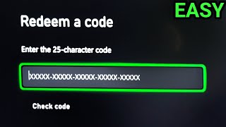 How To Redeem a Gift Card Code on the Xbox Series S | Full Tutorial