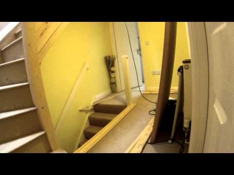 Loft Conversion - Constructing a stair Bannister