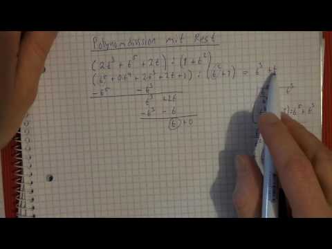 10 Polynomdivision mit Rest