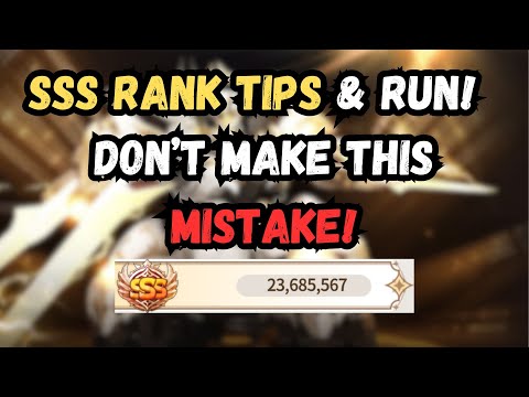 SSS Rank World Boss My Tips & Run! [Summoners War: Chronicles]