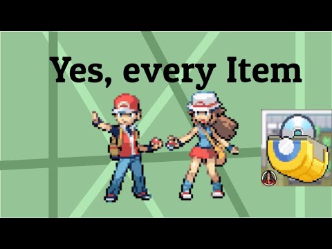 How to DUPLICATE items in Pokemon Fire Red and Leaf Green!