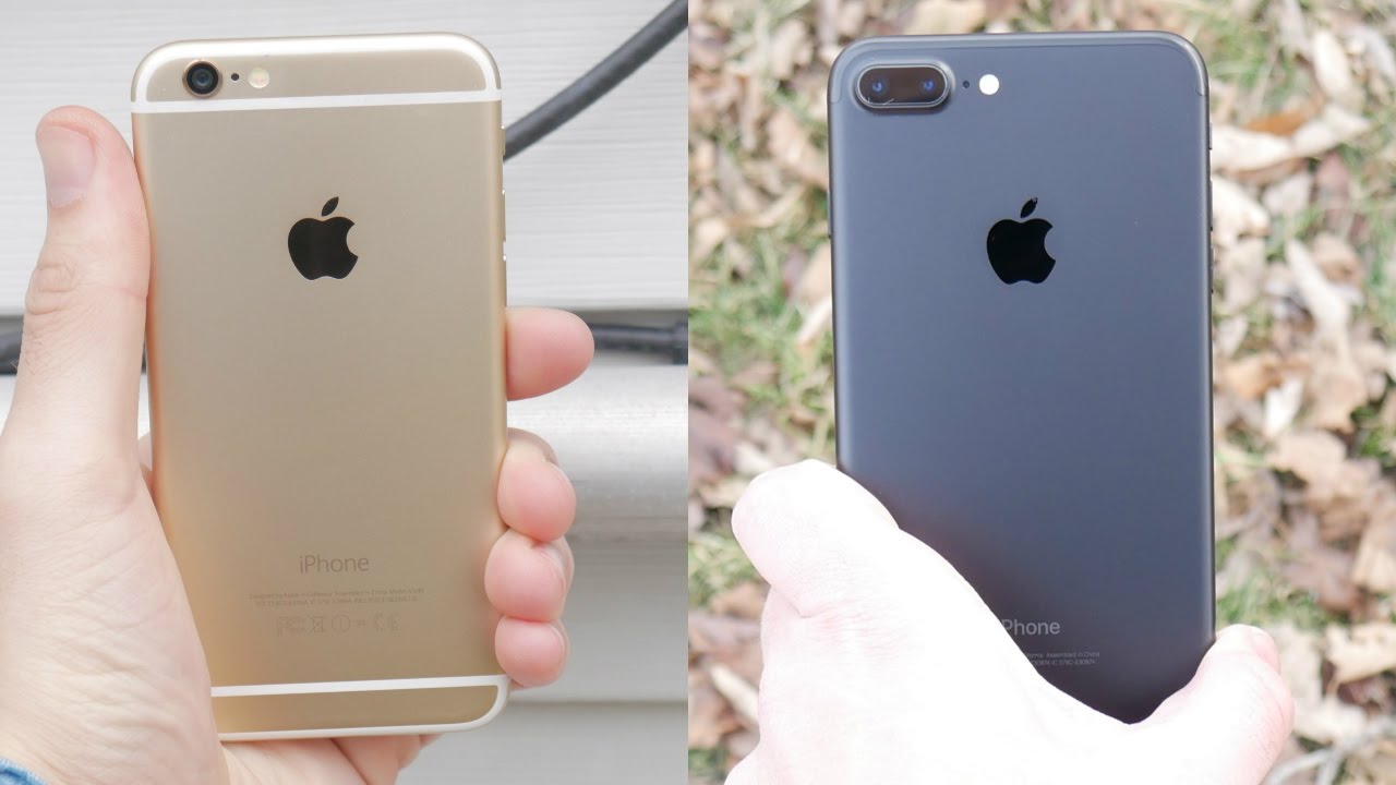 iPhone 6 vs iPhone 7 Plus