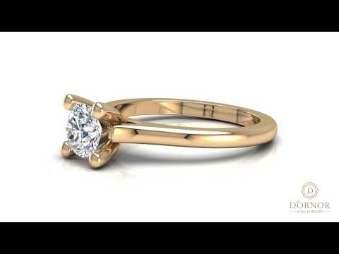 Solitaire Ring with 0.86ct diamond - Collection Noelle