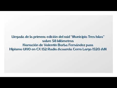 Llegada de la primera edición del Municipio Tres Islas (por Valentín Borba Fernández)