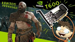 GOD OF WAR on Nvidia T600! (DLSS & FSR test at 1080p)