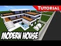 Minecraft: Easy Modern House / Mansion Tutorial + ...