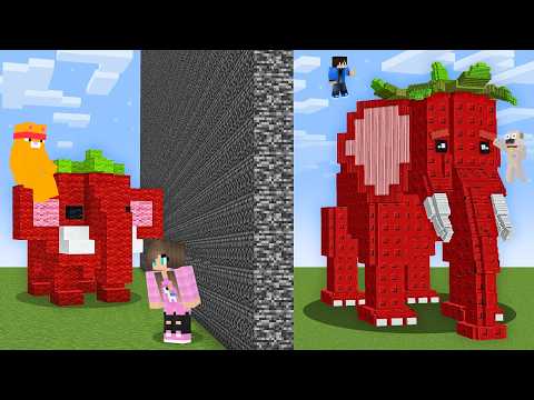 CSALTAM A STRAWBERRY ELEPHANT ÉPITŐ KIHIVÁSBAN A MINECRAFTBAN!