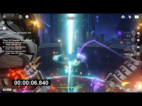 9 SEC XIAO C6 12-2-1 Abyss Speedrun 2.5