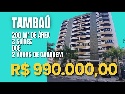 APARTAMENTO À VENDA DE 3 QUARTOS EM TAMBAÚ - JOÃO PESSOA - PB