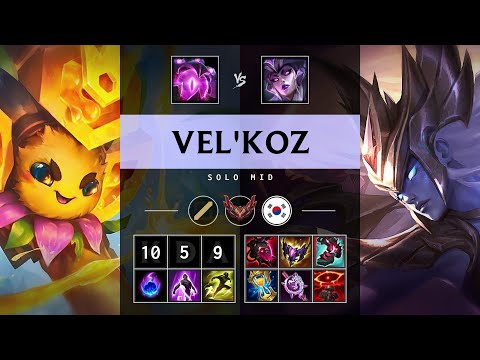 Vel'Koz Mid vs Syndra - KR Grandmaster Patch 25.12
