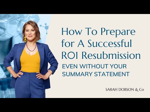 How to prepare a successful R01 resubmission without a summary statement