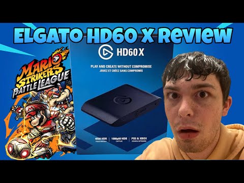 Elgato HD60 X + Capture Card Unboxing & Performance Test On Mario Strikers Nintendo Switch