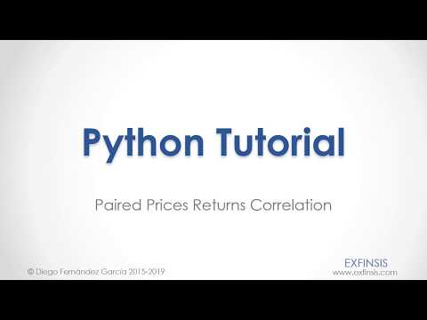 Python Tutorial Paired Prices Returns Correlation