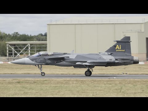 Gripen E mit KI beim RIAT 2025