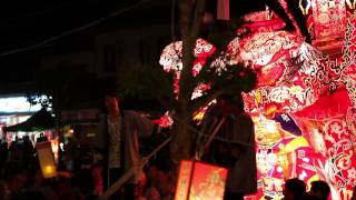 preview picture of video '庄川観光祭2013夜高行燈コンクール「松栄会」'
