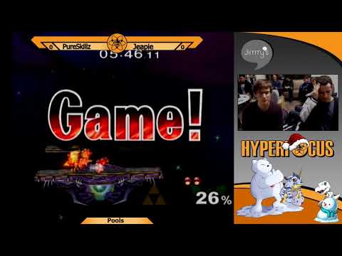 Hyperfocus January - Jeapie (Cpt. Falcon) Vs. Asterion | PureSkillz (Sheik) Melee Pools