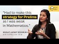 'Had to make this strategy for Prelims as I was weak in Mathematics' - IAS Srushti Jayant Deshmukh