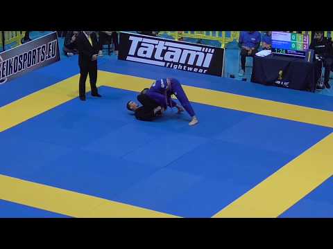 Darin Conner DeAngelis vs Reda Mebtouche - IBJJF European Open 2018 - Purple Adult