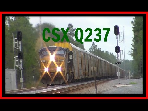 CSX Trains 2015: Q237 Autoracks: 11-25-15