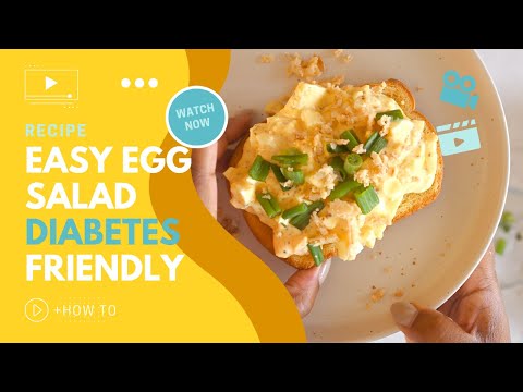 THE BEST Diabetes-Friendly Egg Salad Recipe | The Hangry Woman