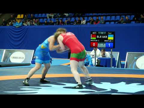 Round 3 WW 72 kg ANASTASIYA ZIMIANKOVA (BLR) - YELYZAVETA TISKAROVA (UKR)