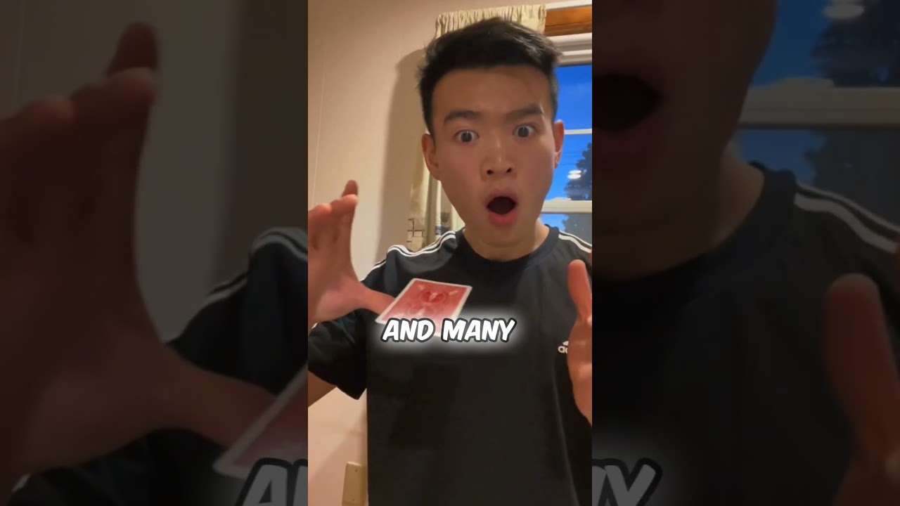 Floating Card Magic Trick Revealed! 😱 #shorts