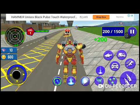 Shark Robot Car Game Bike Game 3d