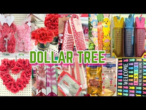 DOLLAR TREE 💕NEW FINDS! VALENTINES & EASTER  DECOR #shopping #dollartree @AngieHart67
