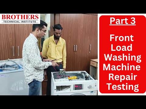Front Load Washing Machine Repairing (Part 3) PCB Testing, Parts Testing #frontloadwashingmachine