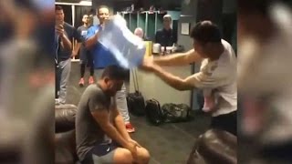 HOU@DET: Gibson plays a game, has to bark during game