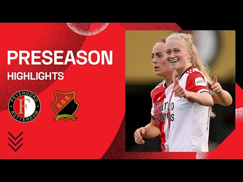 Vijfklapper op vrijdagavond! 🖐️ | Highlights Feyenoord Vrouwen 1 - SSS Klaaswaal | Friendly 21-22