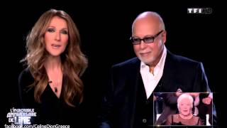 Celine Dion sings 'Feelings' to Line Renaud 28/12/2013