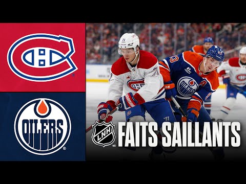 Canadiens vs Oilers 23/10/25 | Faits saillants