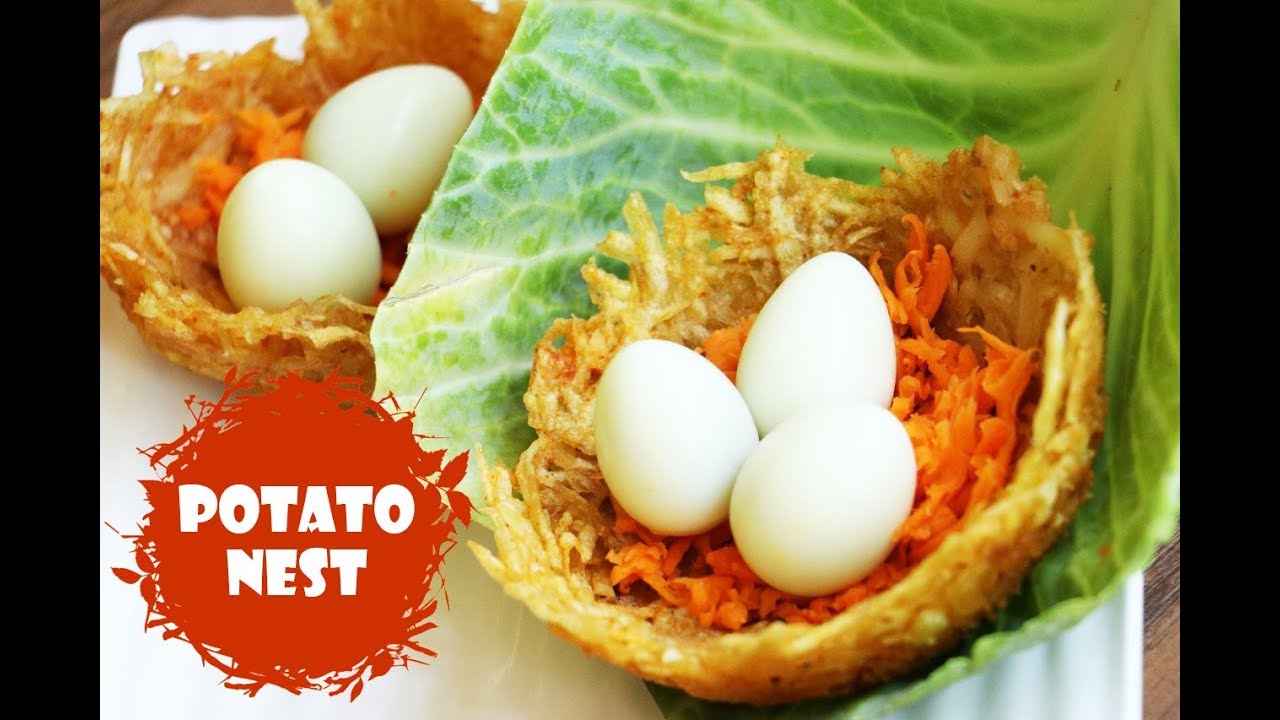 Homemade Potato Nest Recipe | How to make Potato Basket at home