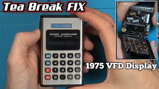 Broken 1975 CASIO Pocket Mini Calculator P-810 Repair
