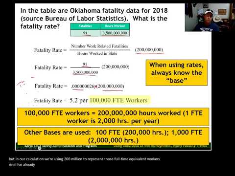 Introduction to Injury and Fatality Rates ASP/CSP
