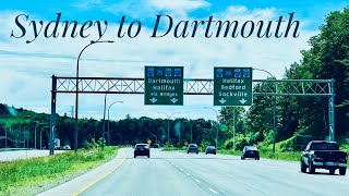 Driving from Sydney to Halifax Dartmouth Nova Scotia Atlantic Canada Maritime Road Trip Day 8 202306