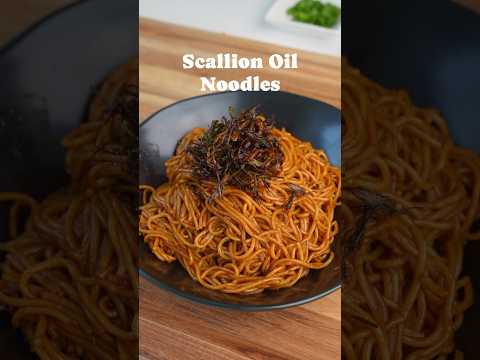 Scallion Oil Noodles - what I made when I was a broke college student, only need a few ingredients!