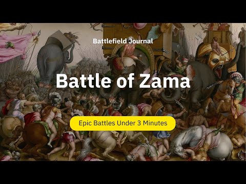 The Battle of Zama – Scipio vs. Hannibal: The Clash That Shaped an Empire | 202 BCE