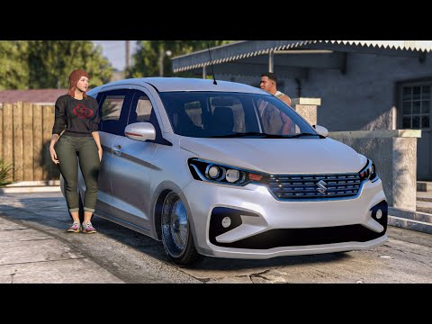 GTA 5 Mzansi edition With Real Life Traffic - Suzuki Ertiga & Mercedes Benz AMG SL63