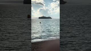Cunard Queen Victoria passing Calshot 7th November 2025