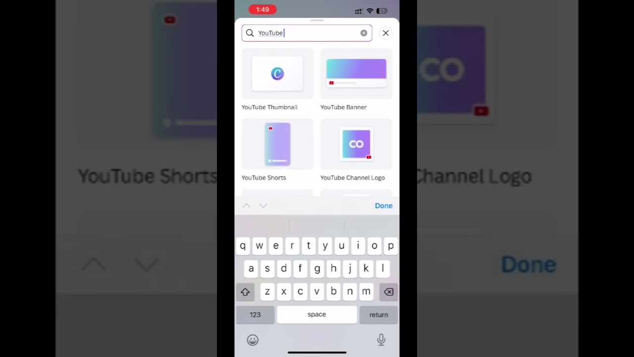 YouTube Thumbnail using Canva free