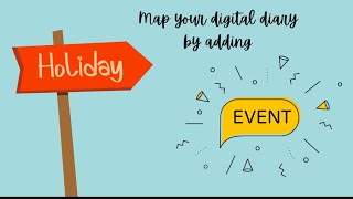 How to map your Digital Diary with your Academic Calendar