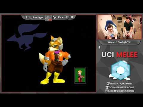 UCI Biweekly #33 Winner's Finals - Santiago(fox) vs CaptainFaceroll(sheik)