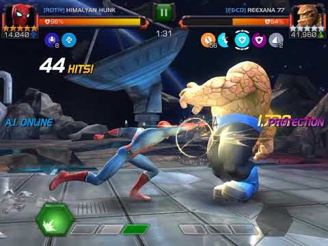 Final AW : 5/65 Thing ( Debuff immune) on node 55 (Marvel contest of champions)